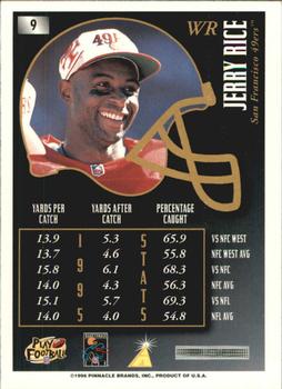 1996 Summit - Artist's Proofs #9 Jerry Rice Back