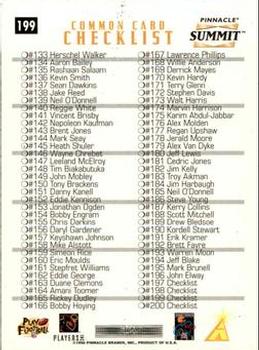 1996 Summit - Artist's Proofs #199 Brett Favre Back
