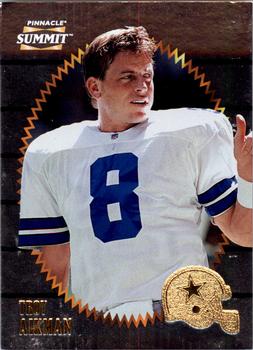 1996 Summit - Silver Foil #1 Troy Aikman Front