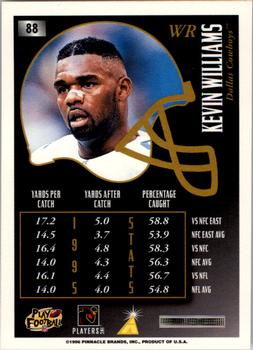 1996 Summit - Silver Foil #88 Kevin Williams Back