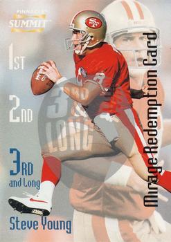 1996 Summit Premium Stock - Third and Long Mirage Redemptions #8 Steve Young Front