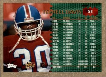 1996 Topps Chrome - Refractors #56 Terrell Davis Back