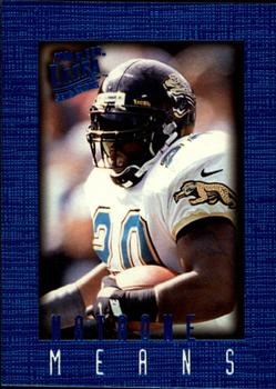 1996 Ultra Sensations - Blue #49 Natrone Means Front