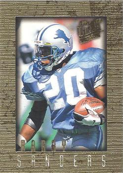 1996 Ultra Sensations - Marble Gold #36 Barry Sanders Front