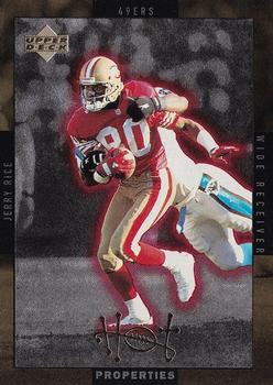 1996 Upper Deck - Hot Properties Gold #HT-2 Jerry Rice / J.J. Stokes Front