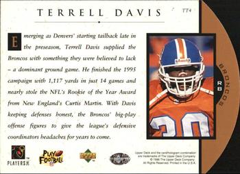 1996 Upper Deck - Team Trio #TT4 Terrell Davis Back