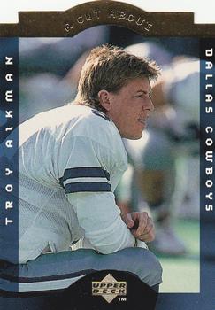 1996 Upper Deck Authenticated Troy Aikman: A Cut Above 3x5 #CA11 Troy Aikman Front