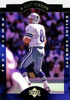 1996 Upper Deck Authenticated Troy Aikman: A Cut Above 3x5 #CA12 Troy Aikman Front