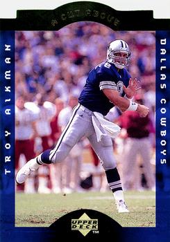 1996 Upper Deck Authenticated Troy Aikman: A Cut Above 3x5 #CA15 Troy Aikman Front