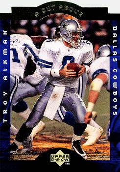 1996 Upper Deck Authenticated Troy Aikman: A Cut Above 3x5 #CA18 Troy Aikman Front