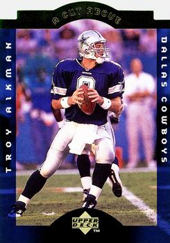 1996 Upper Deck Authenticated Troy Aikman: A Cut Above 3x5 #CA19 Troy Aikman Front