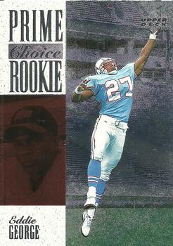 1996 Upper Deck Silver Collection - Prime Choice Rookies #9 Eddie George Front