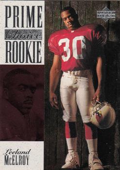 1996 Upper Deck Silver Collection - Prime Choice Rookies #13 Leeland McElroy Front