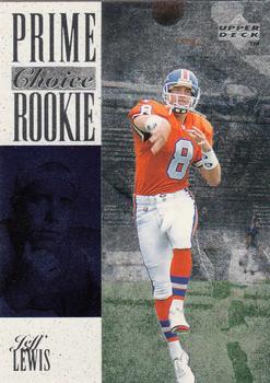 1996 Upper Deck Silver Collection - Prime Choice Rookies #20 Jeff Lewis Front