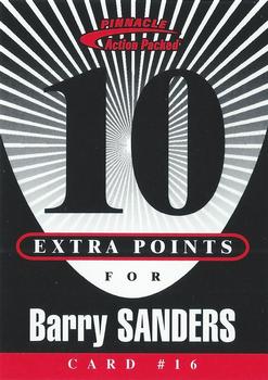 1997 Action Packed - Extra Points 10 #16 Barry Sanders Front