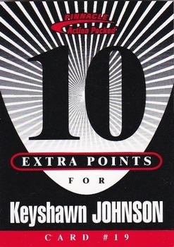 1997 Action Packed - Extra Points 10 #19 Keyshawn Johnson Front
