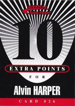 1997 Action Packed - Extra Points 10 #26 Alvin Harper Front
