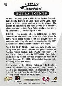 1997 Action Packed - Extra Points 10 #46 Garrison Hearst Back