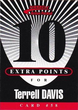 1997 Action Packed - Extra Points 10 #58 Terrell Davis Front