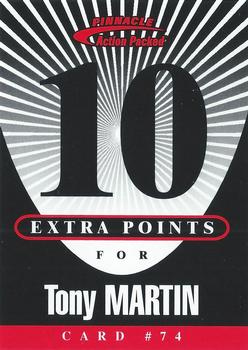 1997 Action Packed - Extra Points 10 #74 Tony Martin Front