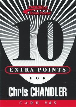 1997 Action Packed - Extra Points 10 #85 Chris Chandler Front