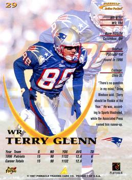 1997 Action Packed - First Impressions #29 Terry Glenn Back