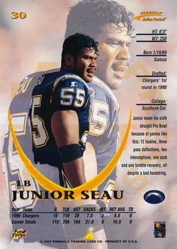 1997 Action Packed - First Impressions #30 Junior Seau Back