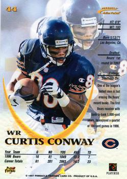 1997 Action Packed - First Impressions #44 Curtis Conway Back