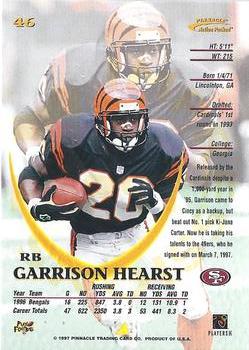 1997 Action Packed - First Impressions #46 Garrison Hearst Back