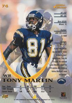 1997 Action Packed - First Impressions #74 Tony Martin Back