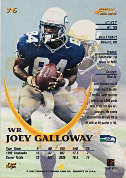 1997 Action Packed - First Impressions #76 Joey Galloway Back