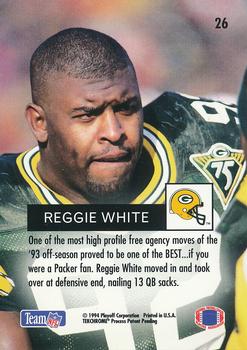 1994 Playoff #26 Reggie White Back
