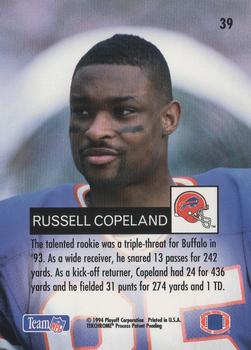1994 Playoff #39 Russell Copeland Back