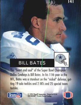 1994 Playoff #141 Bill Bates Back