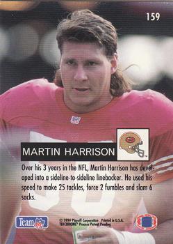 1994 Playoff #159 Martin Harrison Back