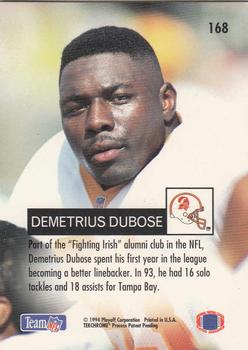 1994 Playoff #168 Demetrius DuBose Back