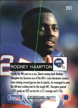 1994 Playoff #251 Rodney Hampton Back