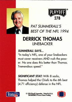 1994 Playoff #278 Derrick Thomas Back
