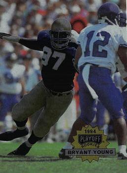 1994 Playoff #326 Bryant Young Front