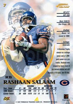 1997 Action Packed - Gold Impressions #7 Rashaan Salaam Back