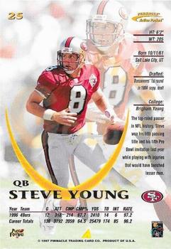 1997 Action Packed - Gold Impressions #25 Steve Young Back