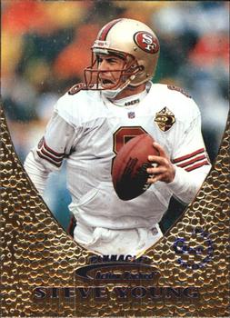 1997 Action Packed - Gold Impressions #25 Steve Young Front