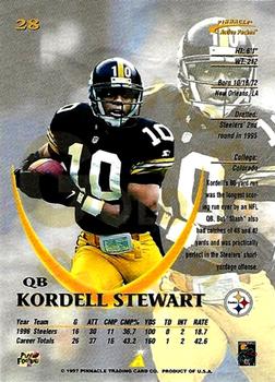 1997 Action Packed - Gold Impressions #28 Kordell Stewart Back