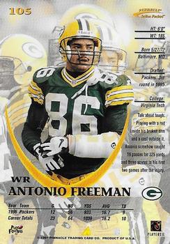 1997 Action Packed - Gold Impressions #105 Antonio Freeman Back
