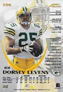 1997 Action Packed - Gold Impressions #106 Dorsey Levens Back