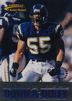 1997 Action Packed - Gold Impressions #113 Junior Seau Front