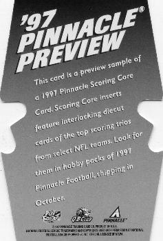 1997 Action Packed - Pinnacle Scoring Core Preview #2 Troy Aikman Back