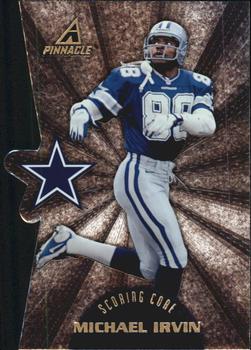 1997 Action Packed - Pinnacle Scoring Core Preview #10 Michael Irvin Front