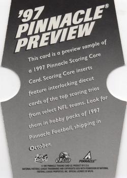 1997 Action Packed - Pinnacle Scoring Core Preview #12 Steve Young Back