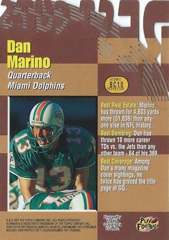 1997 Bowman's Best - Cuts Atomic Refractors #BC10 Dan Marino Back